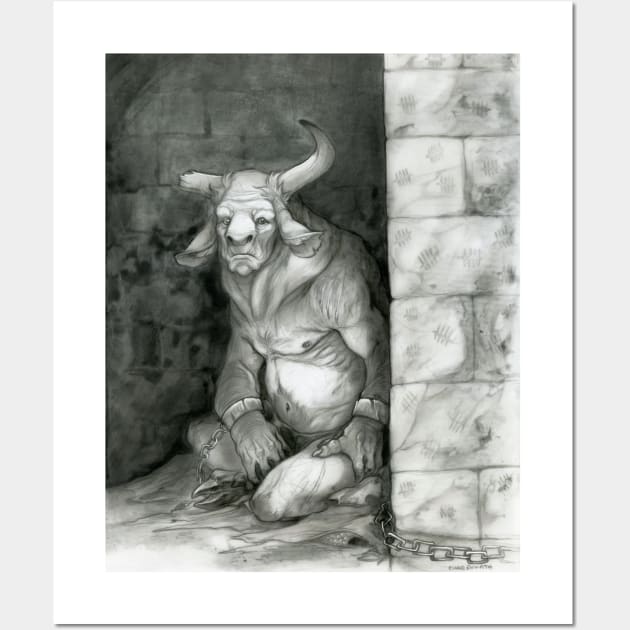 Minotaur Wall Art by charamath